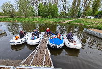 Motorbootjugend Aufbruch zum Training